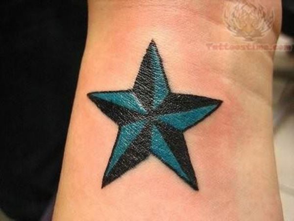  Star Tattoo On Wrist