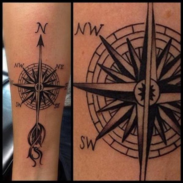 Compass Tattoo