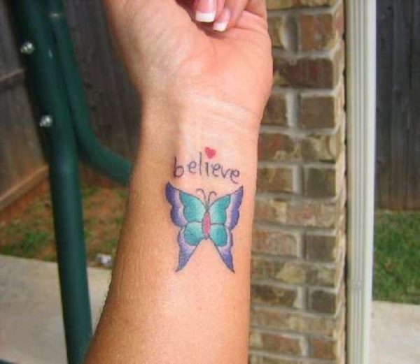 Cool Butterfly Tattoo Design