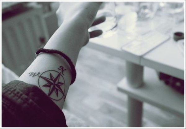 Cool Compass Tattoo