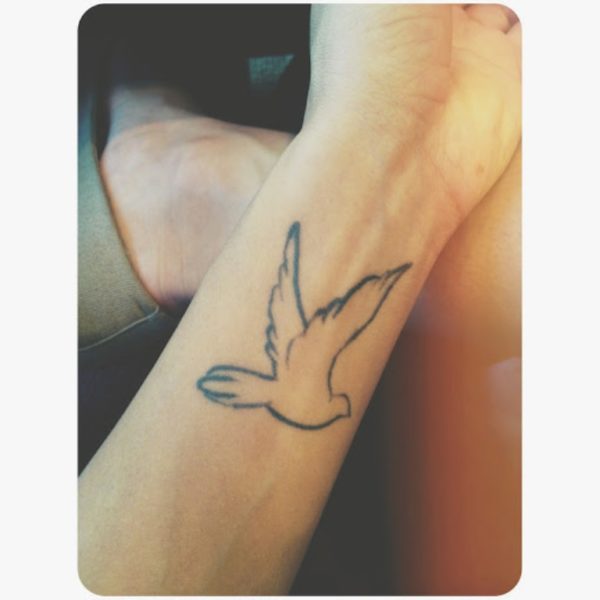 Cool Dove Tattoo