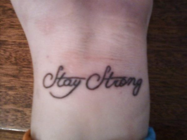 Cool Lettering Tattoo