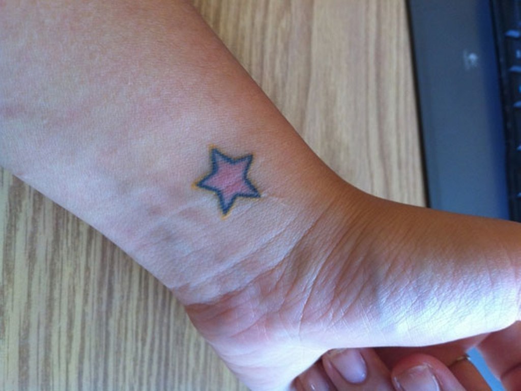 82 Fantastic Wrist Stars Tattoos.