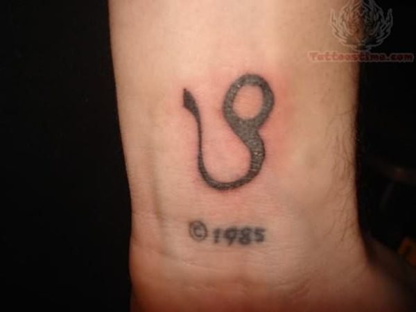 Copyright 1985 Tattoo On Wrist