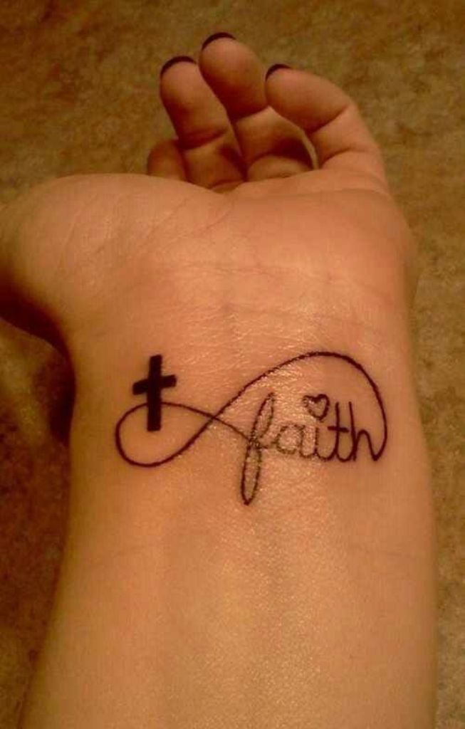 Cross And Faith Tattoo