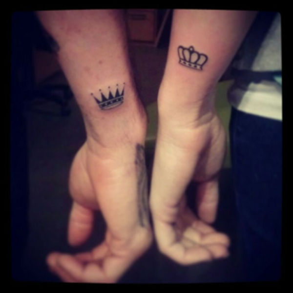 Crown Couple Tattoo