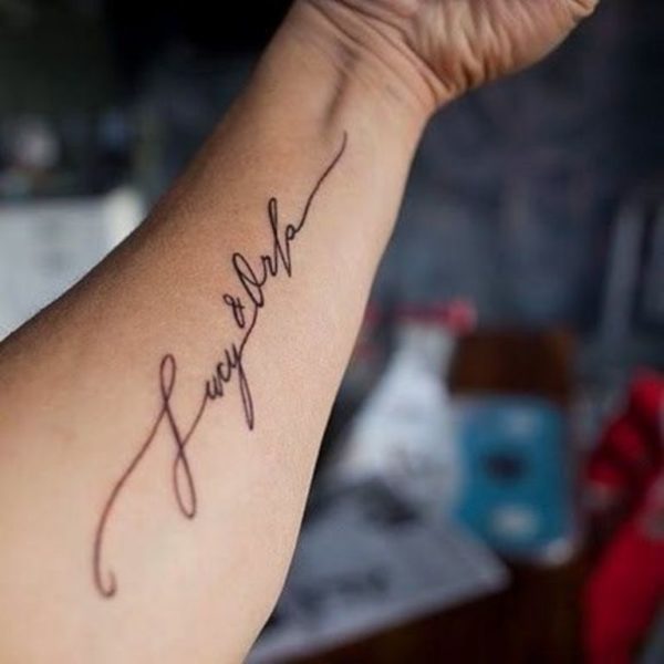 Cursive Name Tattoo