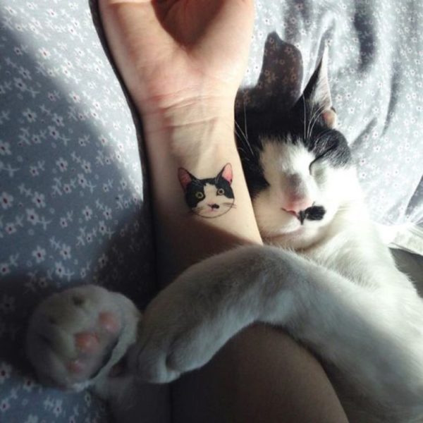 Cute Cat Tattoo