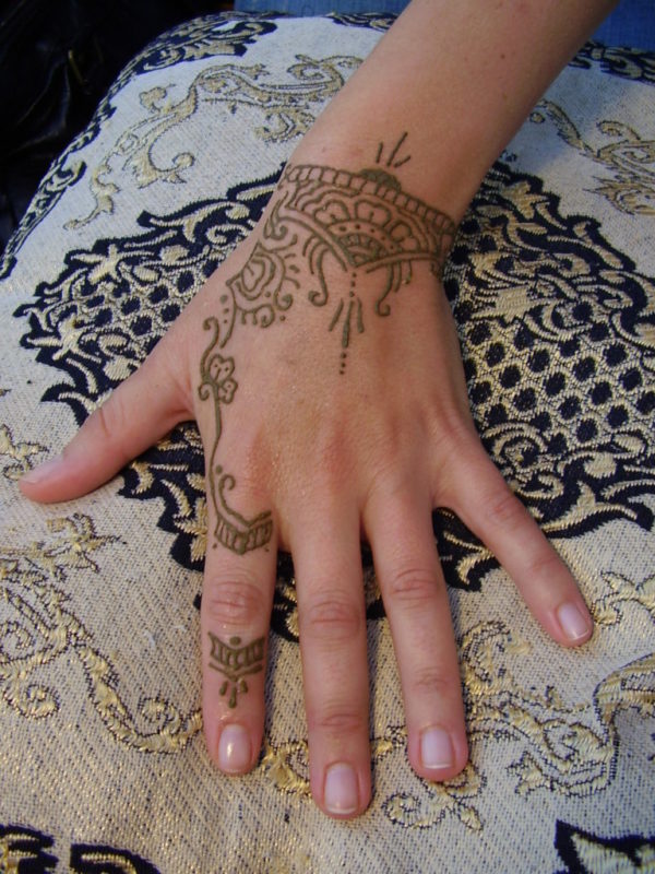 Cute Henna Tattoo Wrist