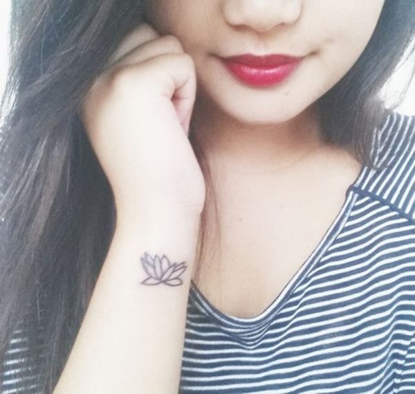 Cute Lotus Tattoo