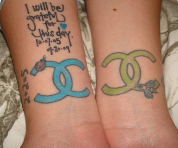 Cute Matching Tattoos On Wrist