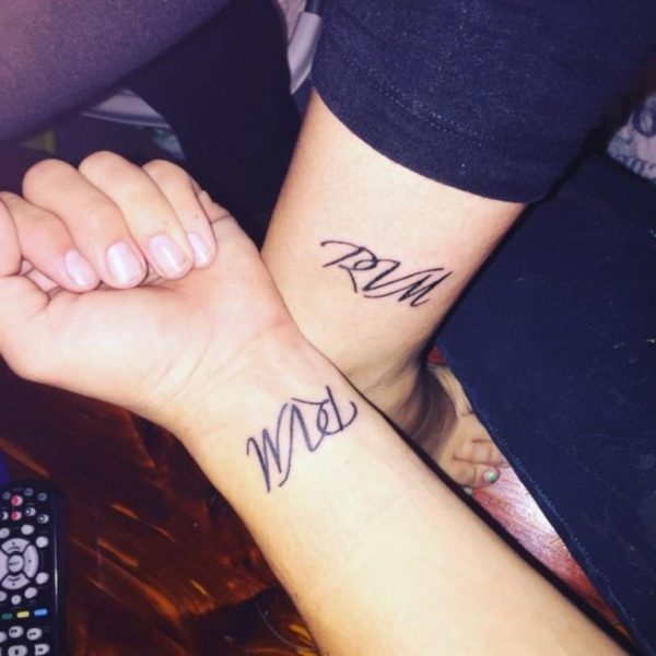 Cute Name Tattoo On Wrist