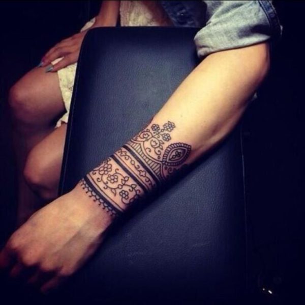 Designer Wrist Cover Tattoo