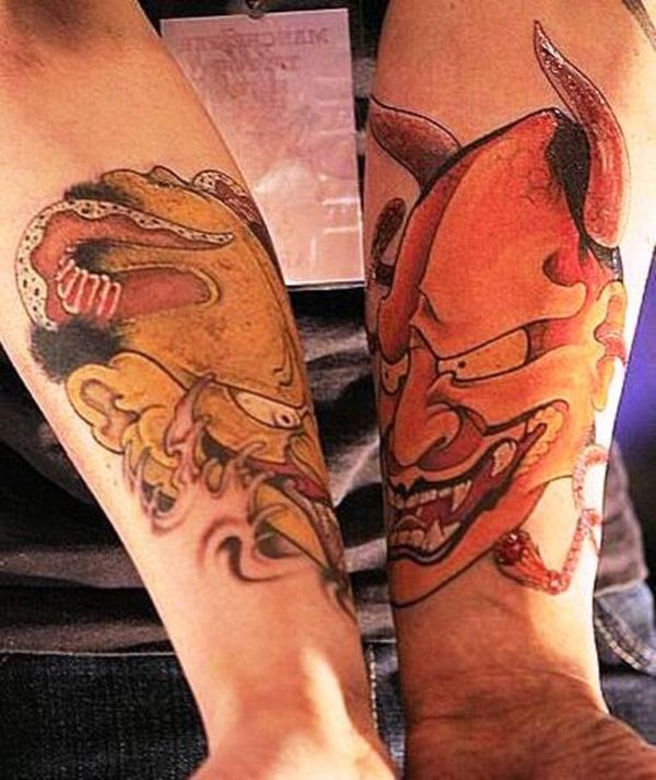 Devil Tattoo On Wrist
