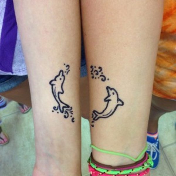 Dolphins Wrist Tattoo
