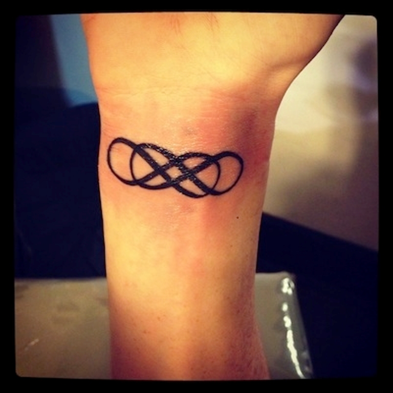 Double Infinity Symbol Tattoo 