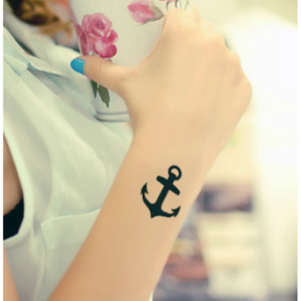 Elegant Anchor Tattoo