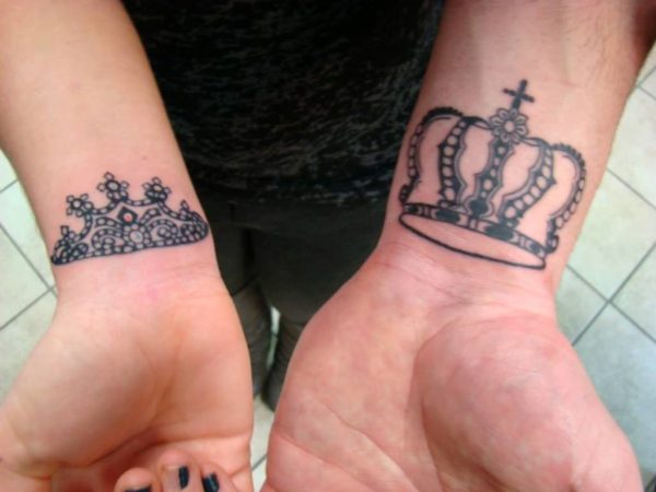 Elegant Crown Tattoo