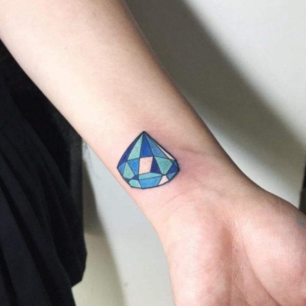 Elegant Diamond Tattoo