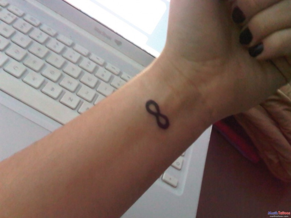 Elegant Infinity Tattoo Design On Wrist