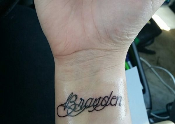 Elegant Name Tattoo Design