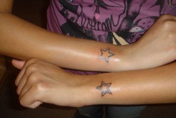 Elegant Stars Tattoo On Wrist