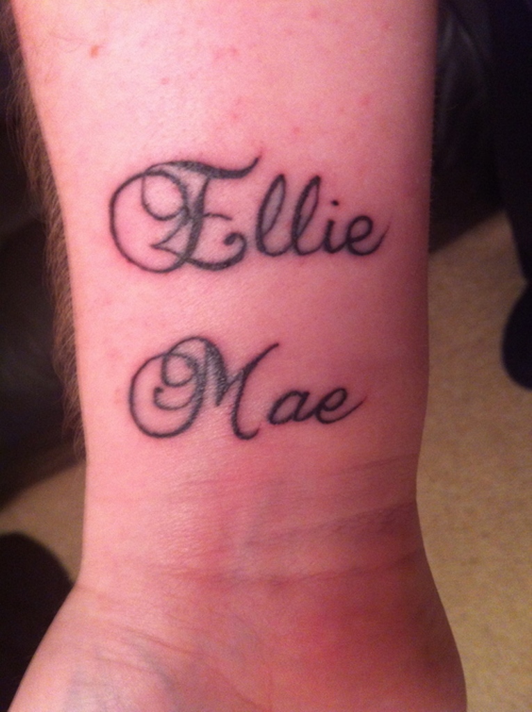 Ellie Name Tattoo Designs