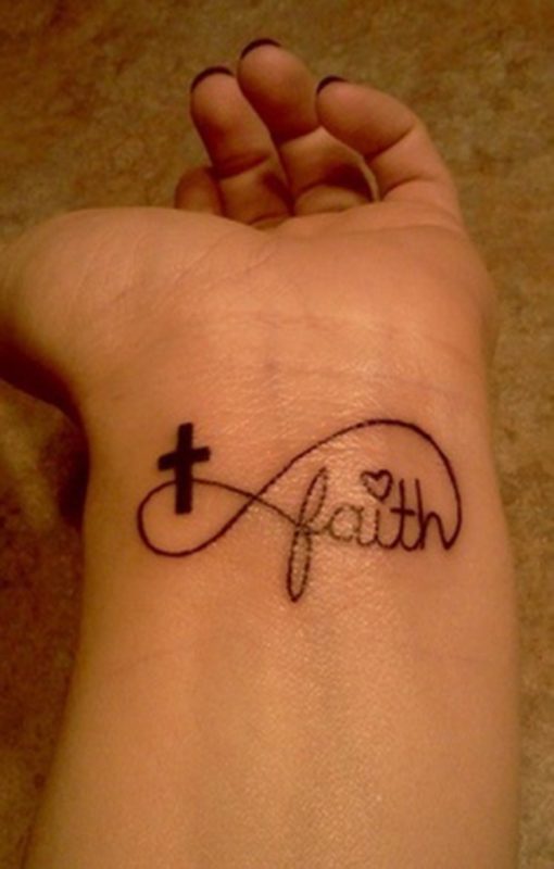 Faith Cum Cross Tattoo