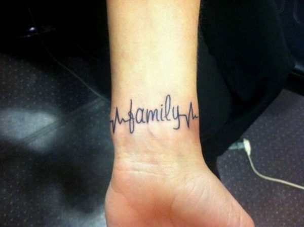 Family Word Tattoo
