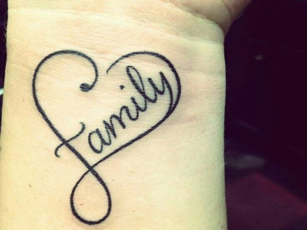 Family Wrist Tattoo