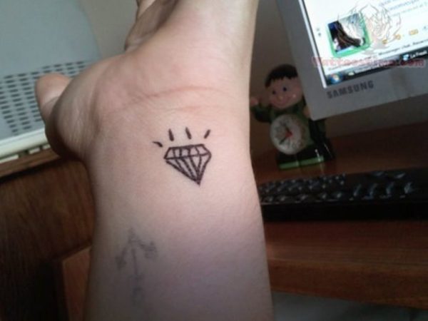 Fancy Diamond Tattoo