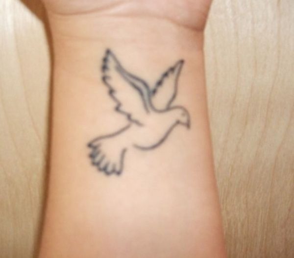 Fancy Dove Tattoo