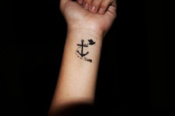 Fantastic Anchor Tattoo On Wrist