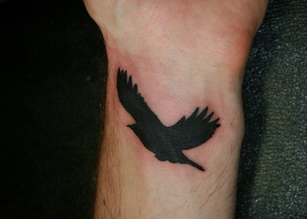 Fantastic Bird Tattoo On Wrist