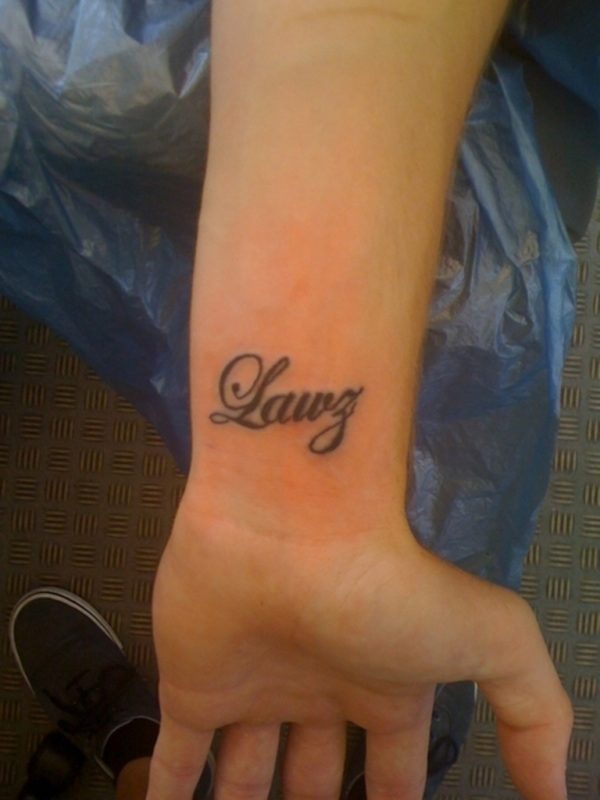 Fantastic Name Tattoo