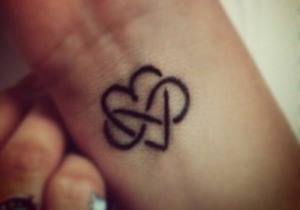 Feminine Heart Tattoo