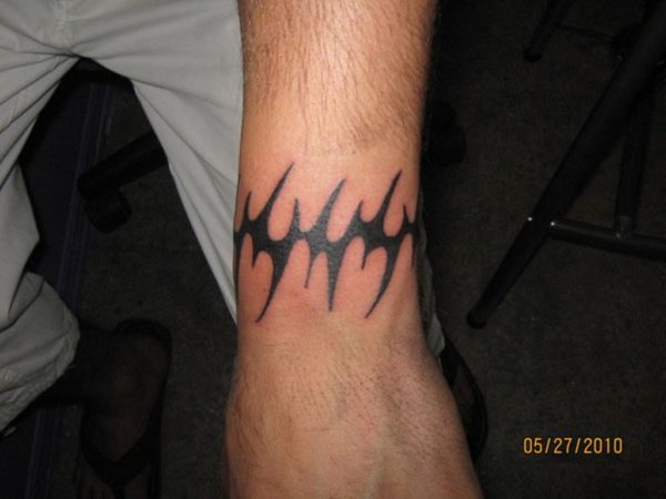 Fire Wrist Tattoo