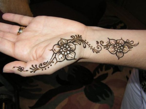 Flower Tattoo On Wrist