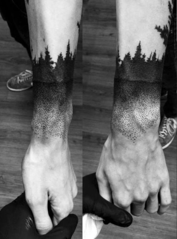 Forest Shading Tattoo