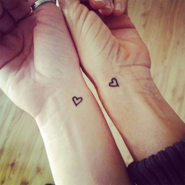 Friends love Tattoo On WristFriends love Tattoo On Wrist