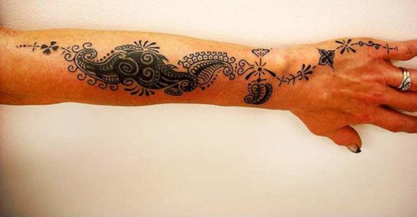 Attractive Wrist Tattoo
