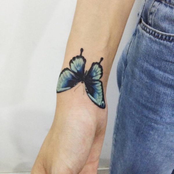 Funky Butterfly Tattoo
