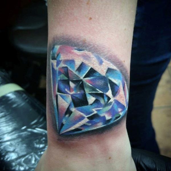 Funky Diamond Tattoo