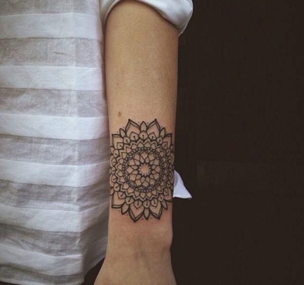 Funky Mandala Tattoo 