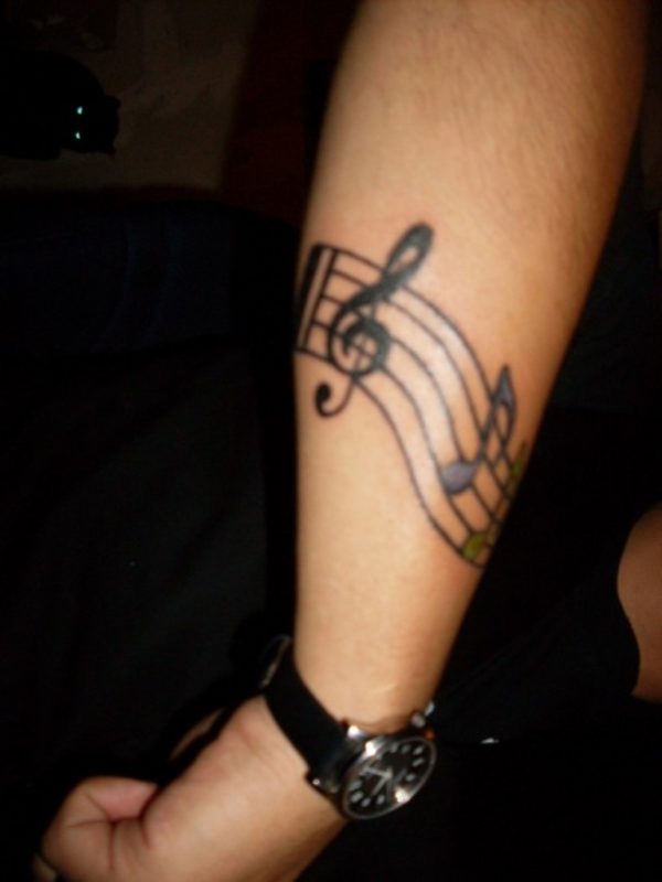 Funky Music Tattoo