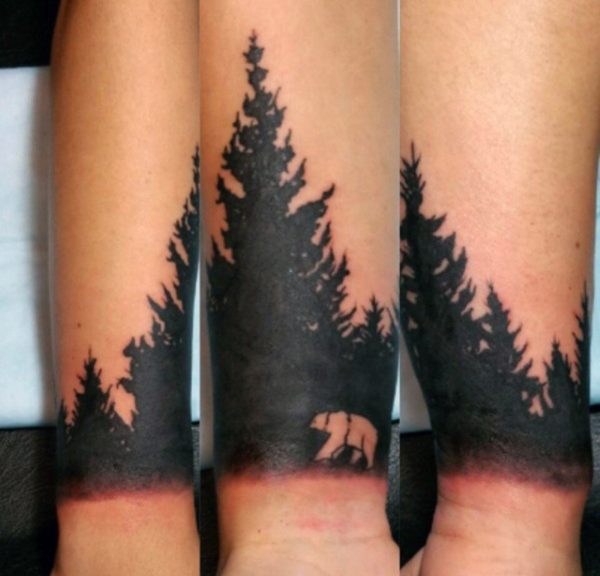 Funky Tree Tattoo
