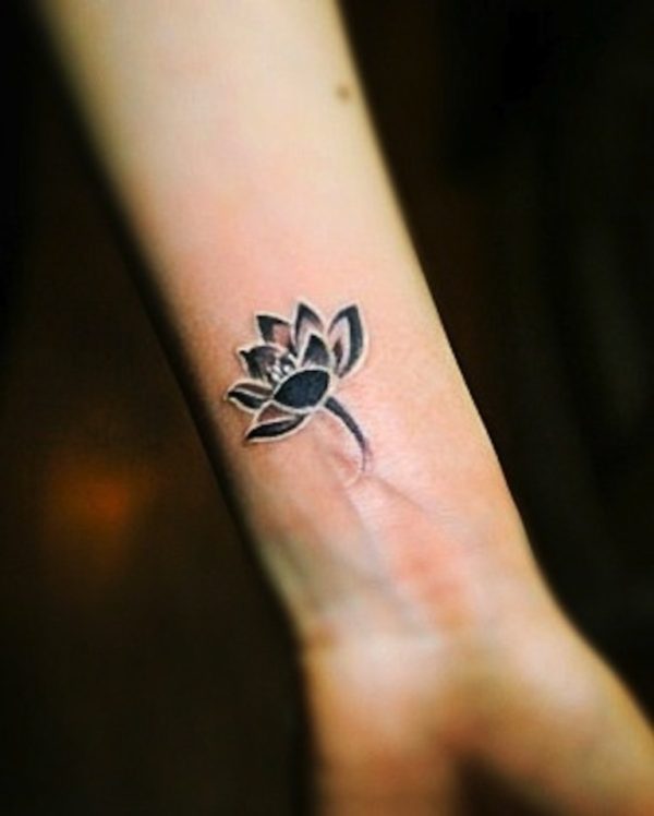 Graceful Flower Tattoo