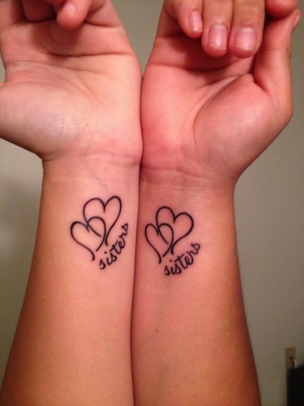 Hearts Tattoo On Wrist