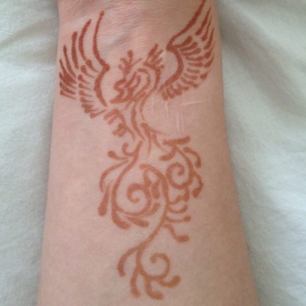 Henna Phoenix Tattoo