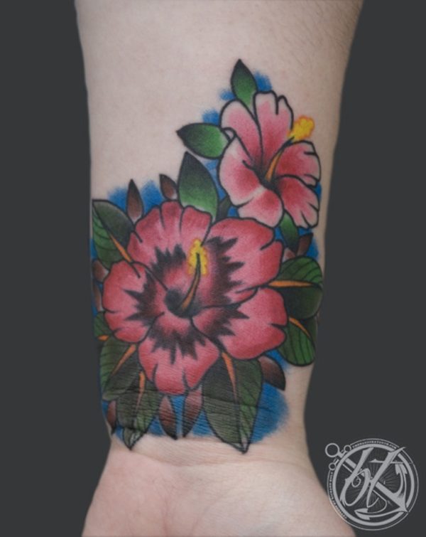 Hibiscus Flower Tattoo